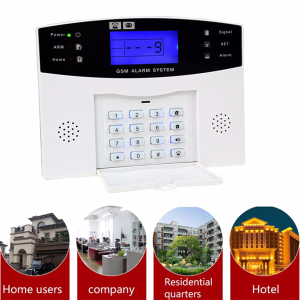 Wholesale- Original HOMSECUR Wireless&wired GSM Home Security Alarm System (Support EN/ES/DE/FR/RU voice)