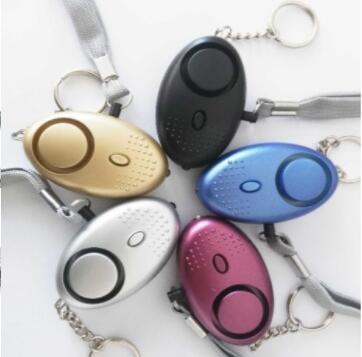 2 pcs New Personal Alarm Keychain 130dB SOS Emergency Self Defense Safety Alarms for protecting Women Kids students drop shipping