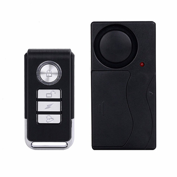 433MHZ Wireless Remote Control Vibration Alarm Sensor Door Window Home House Security Sensor Detector 105dB Easy Use