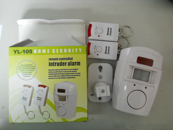 Home Security PIR MP Alert Infrared Sensor Anti-theft Motion Detector Alarm Monitor Wireless Alarm system+2 remote control