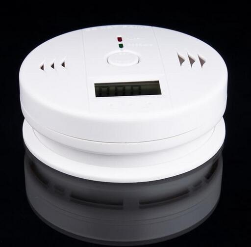 New Arrival High Sensitive Digital LCD Backlight Carbon Monoxide Alarm Detector Tester CO Gas Sensor Alarm For Home Security Safety White