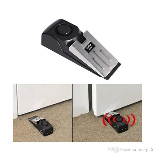 Door Stop Alarm Safety Wedge Burglar Alert 120dB Loud Siren Gate Security Block