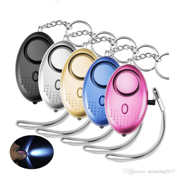 130db Egg Shape Self Defense Alarm Girl Women Security Protect Alert Personal Safety Scream Loud Keychain Alarm