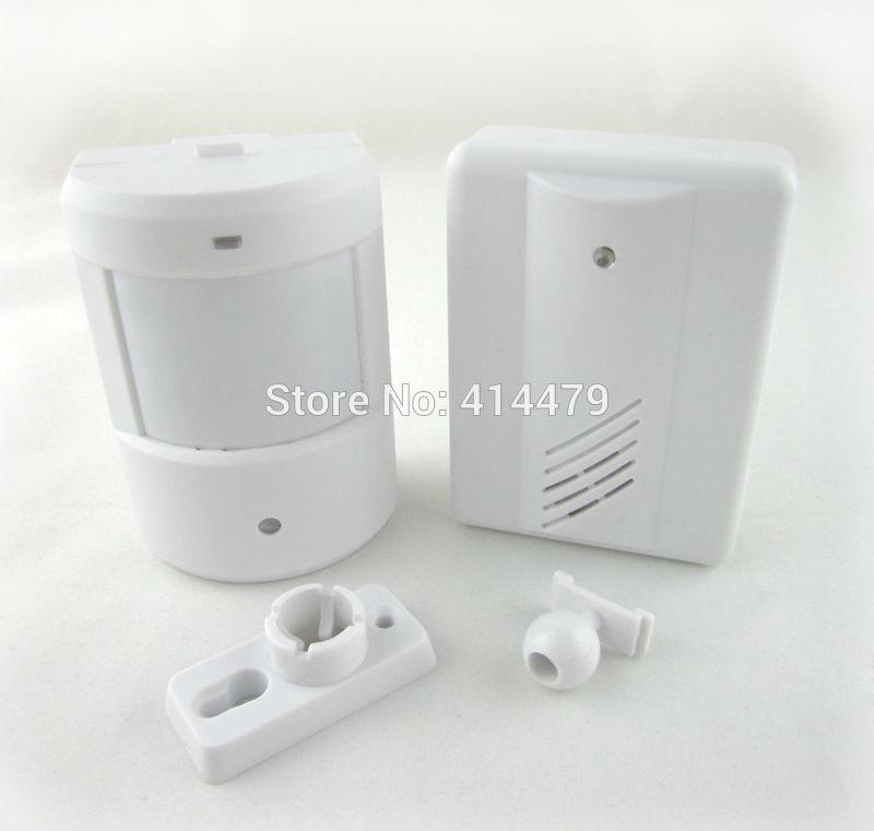 Wholesale-Wireless Driveway Garage Infrared Alert Secure System Motion Sensor Alarm  doorbell Wireless Detector