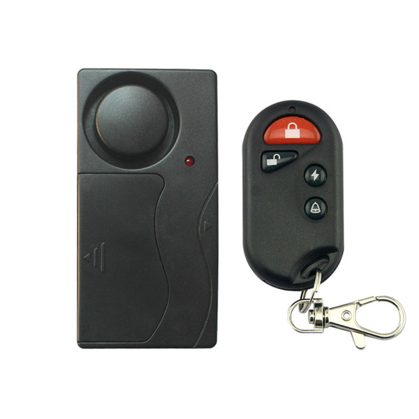 Wireless Remote Control Shock Sensor Alarm Bicycle Home Security Vibration Alarm Door Sensor Window Door Security Alarm System