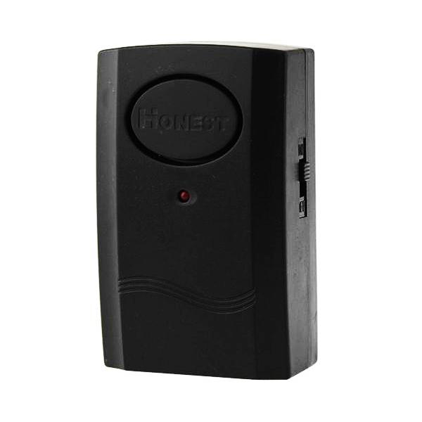 New Black Security Door Window Vibration Detector Alarm 120dB Magnetic Bar E00387 BARD