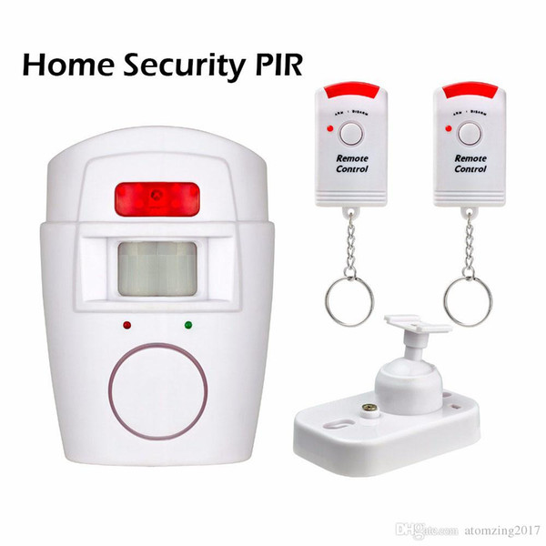 Home Security PIR MP Alert Infrared Sensor Anti-theft Motion Detector Alarm Monitor Wireless Alarm system+2 remote controller