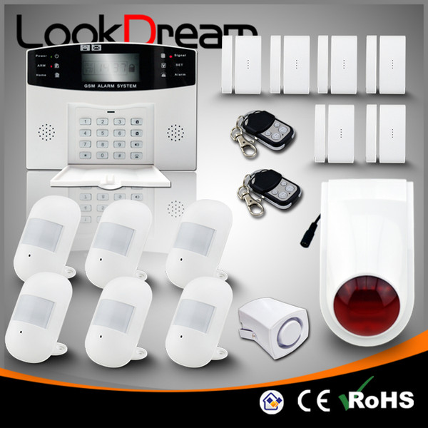 LookDream Smart Security Wireless GSM Burglar Home Alarm Companies Director Sales Low Consumption Power Home Safe