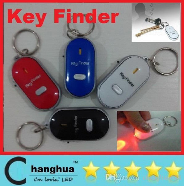 Wholesales! Keyfinder Sound Control Whistle Locator Key Finder with keychain,free shipping