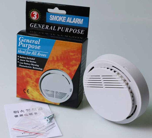 DHL Wireless Smoke Detector System with 9V Battery Operated High Sensitivity Stable Fire Alarm Sensor Suitable for Detecting Home Security