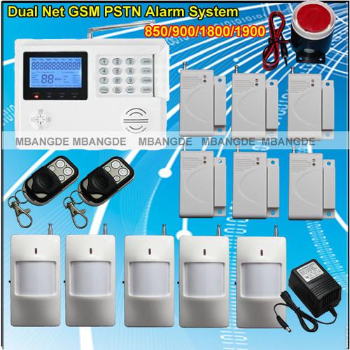 Quad Band 103 Zones Wireless/Wired GSM PSTN Home Burglar Security Alarm System