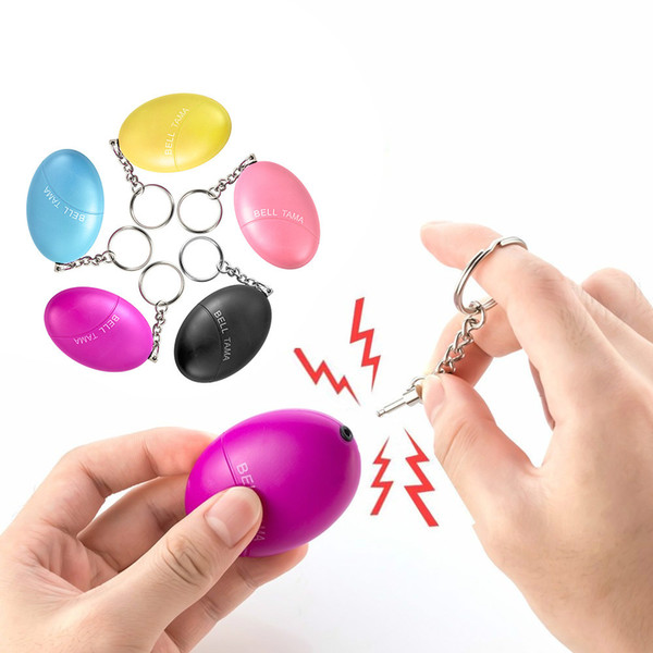 Portable Keyring Defense Personal Alarm Girl Women Anti-Attack Security Protect Alert Emergency Safety Mini Loud Keychain Alarm