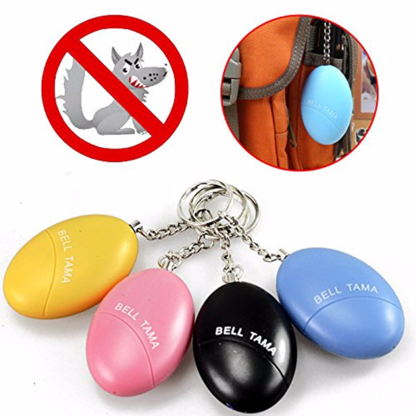 OTA 1pc Self Defense Alarm Egg Shape Girl Women Anti-Attack Anti-Rape Security Protect Alert Personal Safety Scream Loud Keychain Alarm