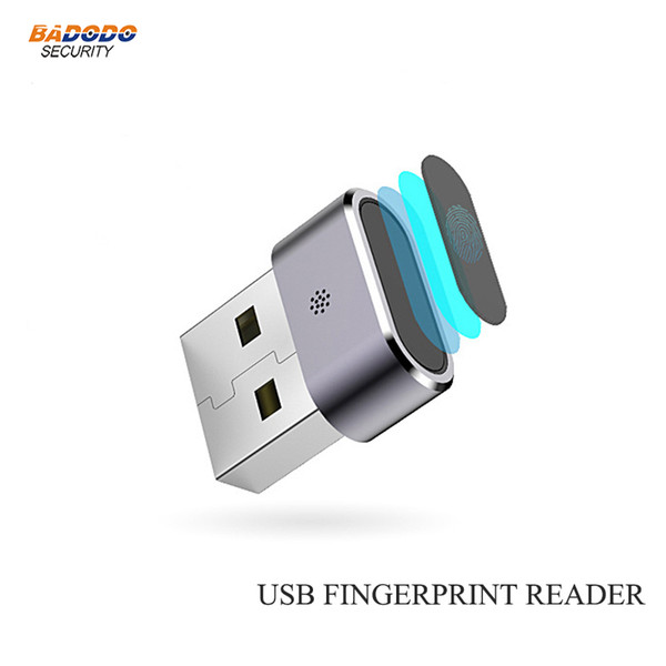 Aluminum Mini portable USB Fingerprint Reader module device for Windows 7,8,10 hello Biometric Security Key PC file security