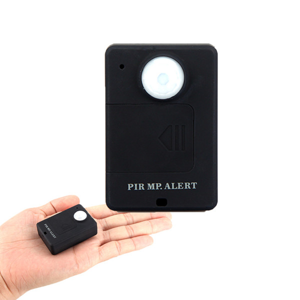 Mini PIR Alert Infrared Sensor Anti-theft Motion Detector GSM Alarm Monitor Wireless Black 5-8m MP. Alert Drop Shipping