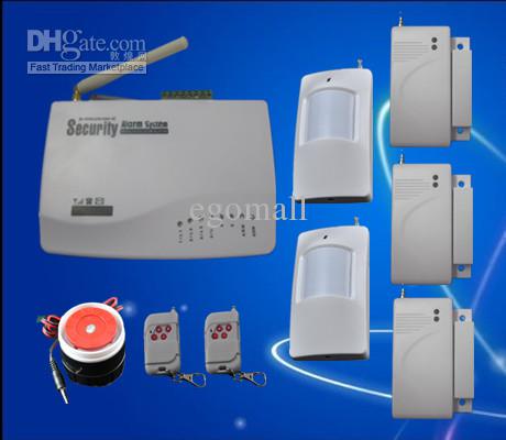 Intelligent Wireless Burglar GSM Alarms System Auto Dial Home Property Security Alarm System S205