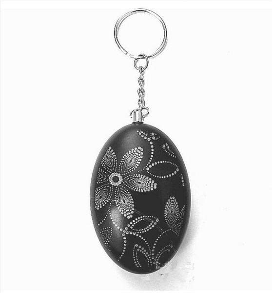 Alarm systems Self Defense Keychain Alarm Egg Shape Girl Women Anti-Attack Anti-Rape Security Protect Alert Personal Safety Scream Loud patt