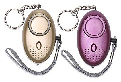 Personal Alarm for Women 130DB Emergency Self-Defense Security Alarm Keychain with LED Light for Women Kids and Elders