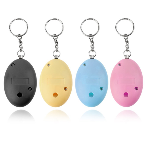 120dB Egg Shape Self Defense Girl Women Security Protect Alert Personal Safety Scream Loud Keychain Alarm