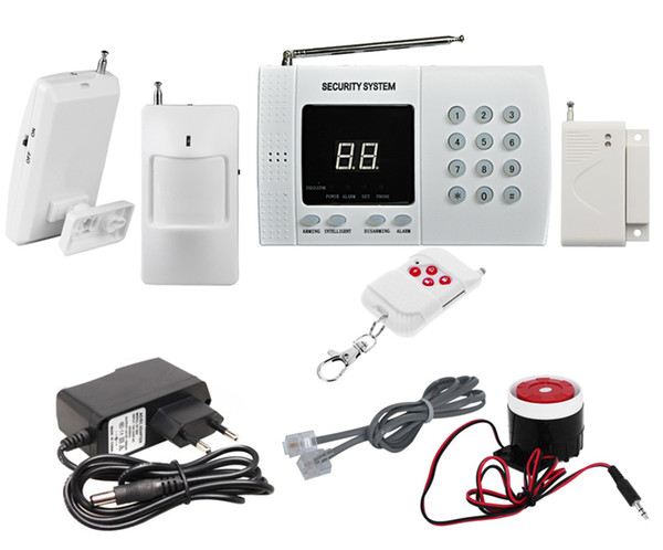 99 Zones Wireless PSTN PIR Home House Office Security Burglar Alarm System Auto Dialing Dialer Set