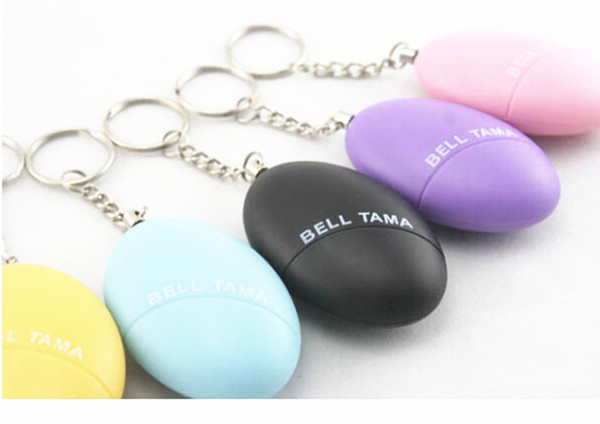 mini portable 120db Personal alarm bell tama lost Anti Theft Alarm Safety Security Panic Keyring Anti-Lost Keychain