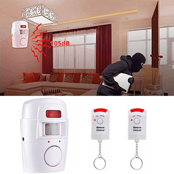 Wireless Motion Sensor Alarm Security Detector Indoor Outdoor Wall Alert System for Office Shop Market