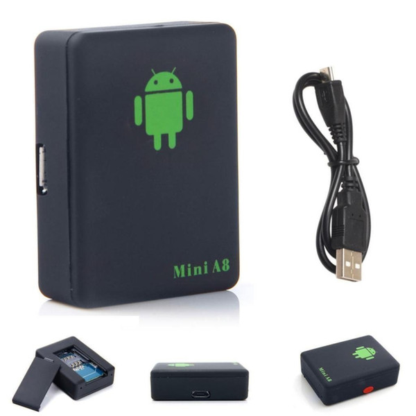 Mini A8 Car GPS Tracker Global Real Time 4 Frequency GSM/GPRS Security Auto Tracking Device Support Android For Children Pet Car