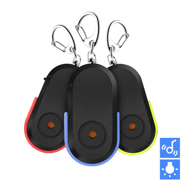 CDT 3pcs Anti-Lost Alarm Key Finder Locator Keychain Whistle Sound With LED Light Mini Anti Lost Key Finder Sensor