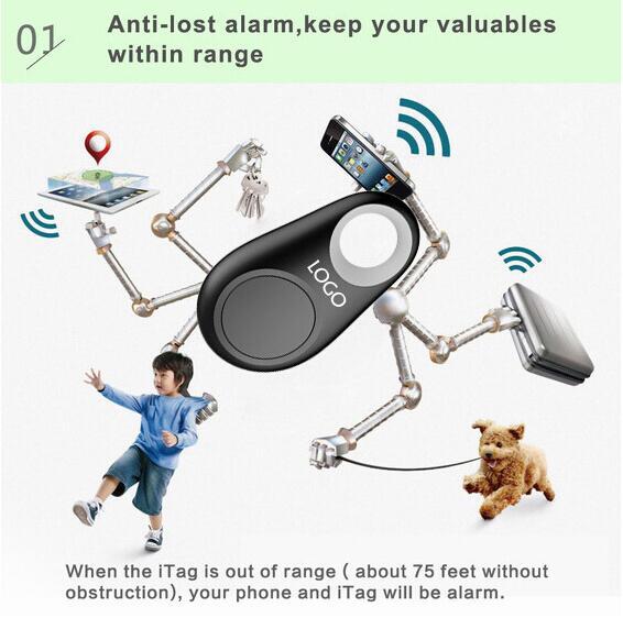 Hot selling Smart Tag Tracker Bluetooth 4.0 Anti-lost Tracker Pet Child Wallet Key Finder GPS Locator Anti Lost Alarm Itag Alarm Reminder