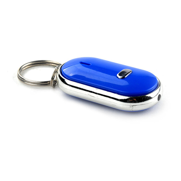 Smart Key Finder Anti-lost Whistle Sensors Keychain tracker Sound LED With Whistle Claps Locator Find Lost Kids Keychain finder