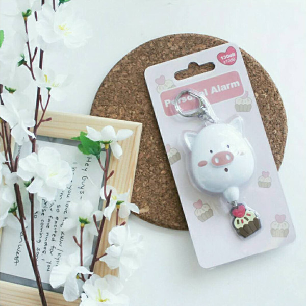 Best selling cute pig emergency alarm Promotion 130db personal attack body guard alarm selfs defence device