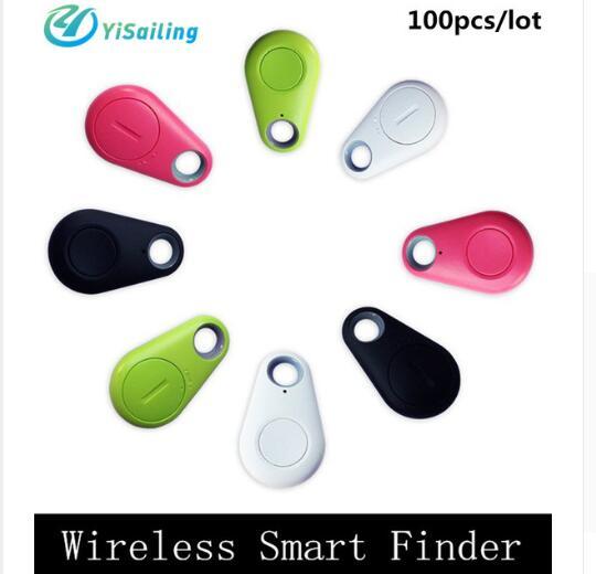 DHL 50pcs/lot iTag mini Smart Finder Key Wireless Bluetooth Tracker anti-lost Smart Tracker Tag For pet cat dog kids GPS Alarm