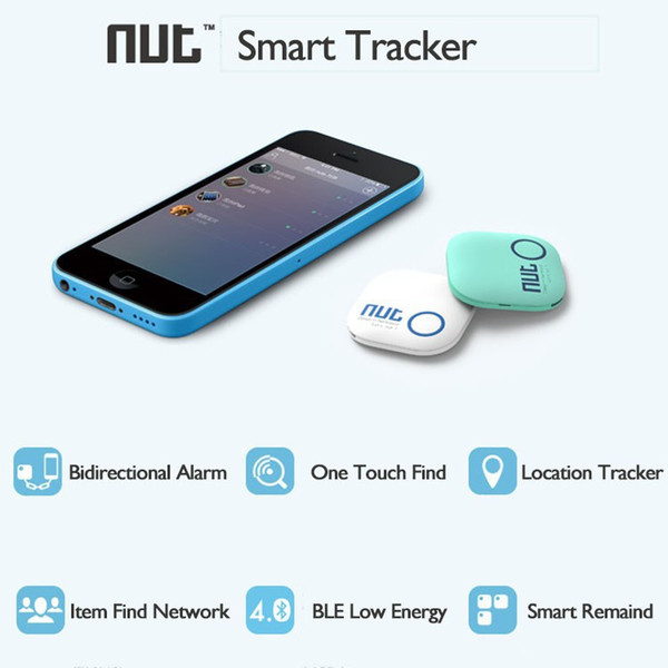 Nut 2 Anti-lost alarm network Wireless Bluetooth Key Finder Smart Bluetooth Tracer for iPad 3/4 iPad mini iPhone 5 6 10pcs up