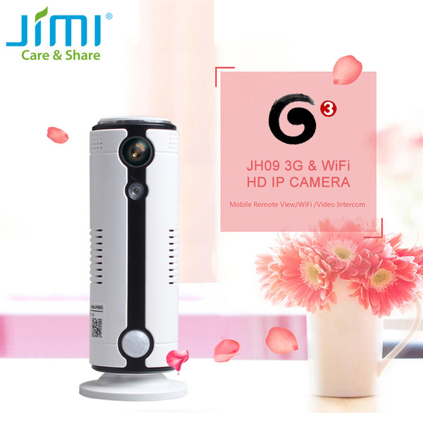 Jimi JH09 3G Wireless IR-Cut Camera 720P Wifi Surveillance P2P Baby Monitor Support Micro SD Card 64G Remote View.