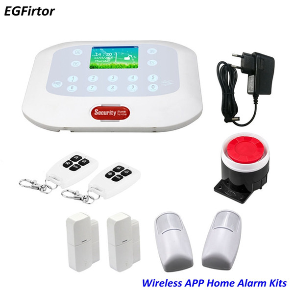 Factory Price Dropshipping Smart Home Security Alarm Wireless Home Alarm Kit Burglar System With App Remote Control GSM RFID Arm Disalarm