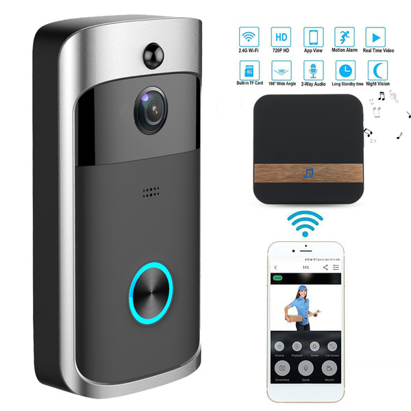 Wireless Camera Video Doorbell Home Security WiFi Smartphone Remote Video Rainproof