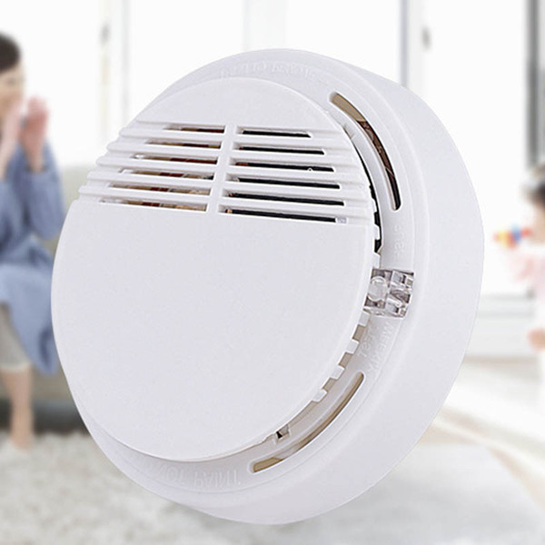 Smoke Detector Alarms System Sensor Fire Alarm Detached Wireless Detectors Home Security High Sensitivity Stable LED 85DB 9V Battery