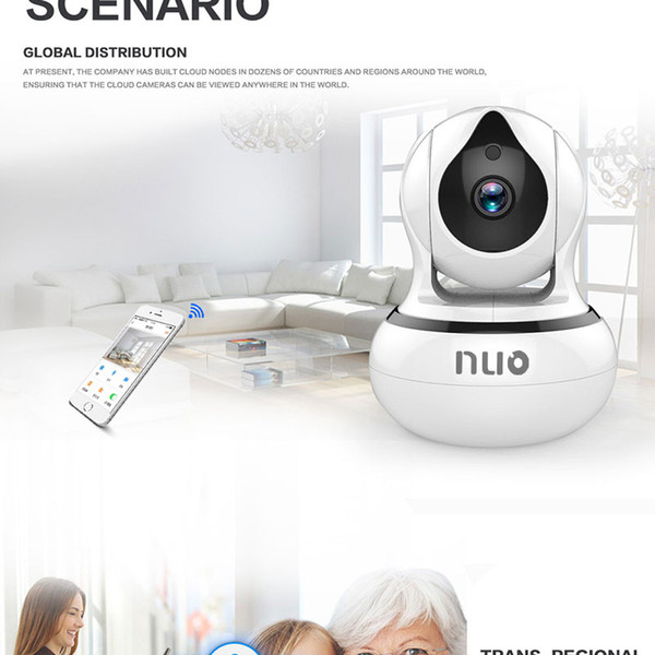 NUO 1.3MP High Quality Smart Home Security PTZ WiFi Camera Cloud Camera