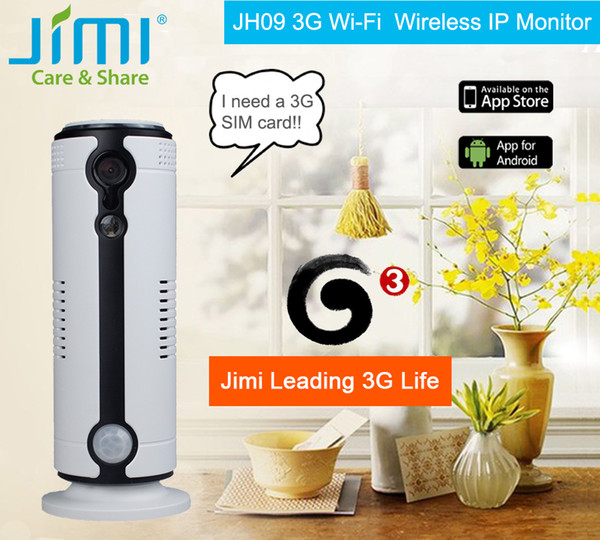 3G Security Wireless camera JH09 with 720P Night Vision Surveillance,Built-in Speaker and Microphone Provides Crystal-clear Two-way Audio.