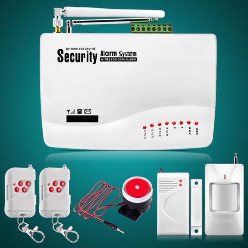 Wireless GSM Home Security Burglar Alarm System Auto Dialer SMS SIM Call 433MHz