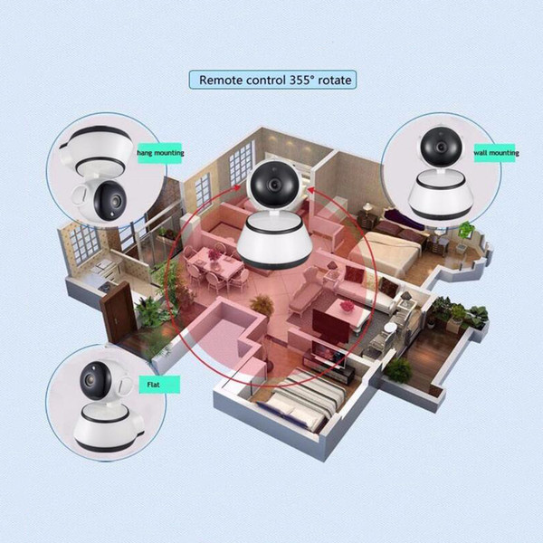 Home Security IP Camera WiFi Camera Video Surveillance 720P Night Vision Motion Detection P2P Camera Baby Monitor Zoom good quality