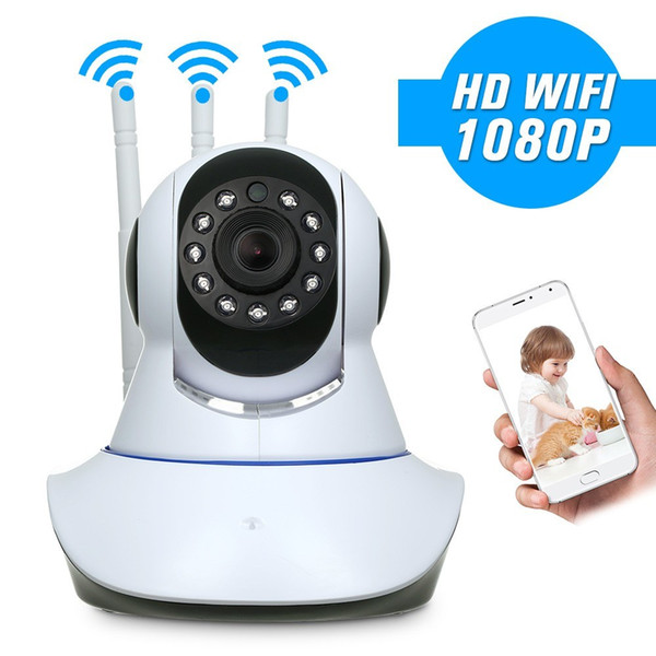 S2269US US Plug HD 1080P 2.0 Megapixels IP Cloud Camera IR-CUT Filter Infrared Night View Motion Detection