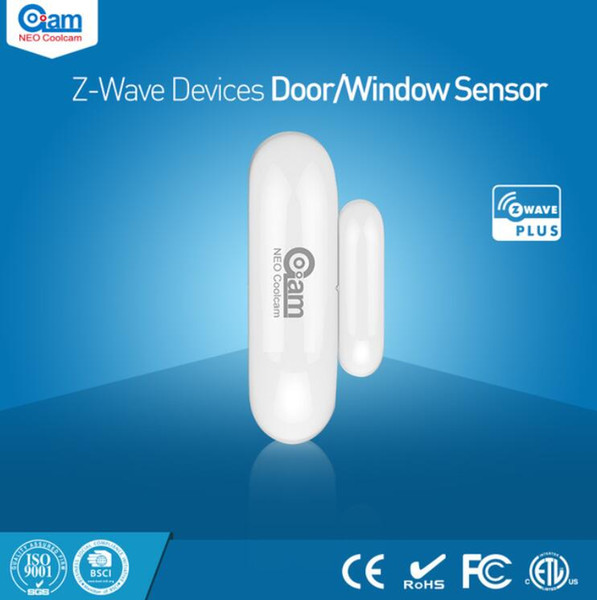 NEO Coolcam NAS-DS01Z Smart Home Z-Wave Plus Door Window Sensor Compatible with Z-wave 300 series and 500 series Home Automation