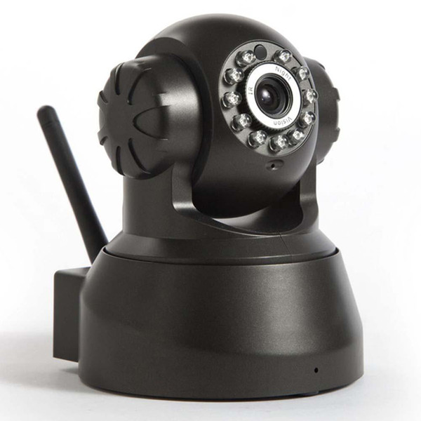 hot Wireless IP Camera WIFI Webcam Night Vision(UP TO 10M) 10 LED IR Dual Audio Pan/Tilt Support IE S61