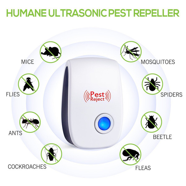 UK EU US PLUG Electronic Pest Repeller Ultrasonic Rejector Mouse Mosquito Rat Mouse Repellent Anti Mosquito killer Rode Pest Reject