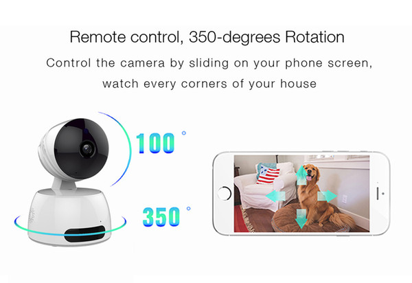 Free Shipping 1080P Smart Wireless IP Camera Baby Camera 2.0MP PTZ Camera for Home Security