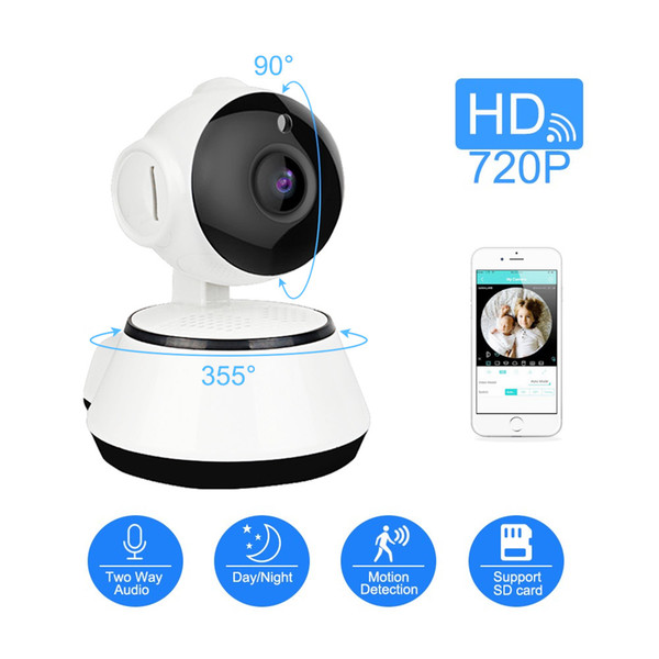 WiFi Mini IP Camera 720P HD Wireless Security Surveillance Cam Audio Record Baby Monitor CCTV Camera Support SD Card ICSEE baby camera pet