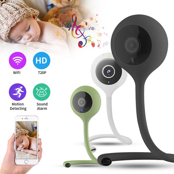 Wireless HD Wifi Camera Baby Monitor Nanny 2 Way Audio Cloud IR Night Vision Security Camera Temperature Monitoring Lullaby Mini DV Cameras