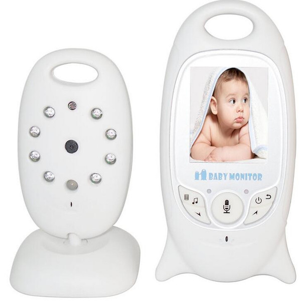 DHL fast Infant 2.4 GHz Wireles Baby Radio Babysitter Digital Video Baby Monitor Audio Night Vision Music Temperature Display Radio Nanny