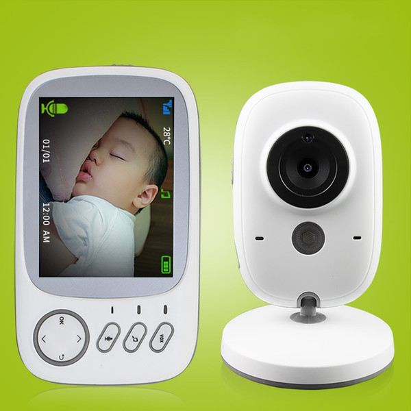 3.2 Inch Wireless Baby Security Camera Night Vision Temperature Monitoring